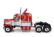 Ixo-models Peterbilt 359 Tractor Truck 3-assi 1973 1:64 Červená Bílá
