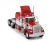 Ixo-models Peterbilt 359 Tractor Truck 3-assi 1973 1:64 Červená Bílá