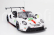 Ixo-models Porsche 911 991-2 Rsr-19 4.2l Team Porsche Gt N 92 24h Le Mans 2022 Michael Christensen - Kevin Estre - Laurens Vanthoor 1:18 Bílá Šedá Červená