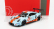 Ixo-models Porsche 911 991 Rsr 4.0l Team Gulf Racing N 86 24h Le Mans 2018 Michael Wainwright - Ben Barker - Alex Davison 1:18 Světle Modrá Oranžová