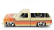 Jada Chevrolet C-10 Pick-up Custom 1985 1:24 Krémově Hnědá Oranžová