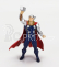 Jada Dodge Challenger Srt8 With Thor Figure 2015 1:24 Modrá Stříbrná