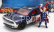 Jada Dodge Challenger Srt8 With Thor Figure 2015 1:24 Modrá Stříbrná