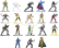 Jada Figures Set 18 X G.i.joe Figures Nano Metalfigs 1:32 Různé