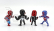 Jada Figures Set 4x Avengers - Spider Man - Miles Morales - Spiderman 2099 - Venom - Cm. 6.0 1:32 Různé