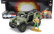 Jada Figures Vamp Military Jeep With Duke G.i.joe Figure 2010 1:32 Vojenská Zelená