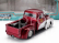 Jada Ford usa F-100 Pick-up Custom With Fuel Pump 1956 1:24 Červená Stříbrná