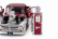 Jada Ford usa F-100 Pick-up Custom With Fuel Pump 1956 1:24 Červená Stříbrná