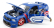 Jada Ford usa Mustang Gt Coupe 2006 With Captain America Figure 1:24 Modrá Červená Bílá