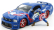 Jada Ford usa Mustang Gt Coupe 2006 With Captain America Figure 1:24 Modrá Červená Bílá