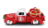 Jada Ford usa Set Holiday Rides 2022 - Pick-up 1941 With Chevrolet Bel Air 1957 With Santa Claus (babbo Natale) & Mrs. Santa Claus Figures 1:32 Červená Met Bílá
