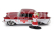 Jada Ford usa Set Holiday Rides 2022 - Pick-up 1941 With Chevrolet Bel Air 1957 With Santa Claus (babbo Natale) & Mrs. Santa Claus Figures 1:32 Červená Met Bílá