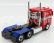 Jada Freightliner Flt86 Tractor Truck 3-assi 1986 - Optimus Prime Transformers Iv L'era Dell'estinzione - Movie 2014 1:24 Červená Modrá