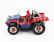 Jada Mayers manx Buggy With Spiderman Figure Marvel 1964 1:24 Modrá Červená