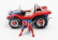 Jada Mayers manx Buggy With Spiderman Figure Marvel 1964 1:24 Modrá Červená