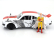Jada Mazda Rx-3 With One Punch Saitama Figure 1974 1:24 Bílá Červená Žlutá