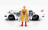 Jada Mazda Rx-3 With One Punch Saitama Figure 1974 1:24 Bílá Červená Žlutá