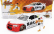 Jada Nissan Skyline Gt-r (r34) Advan 2002 With Street Fighter Ryu Figure 1:24 Bílá Červená