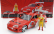 Jada Toyota Supra With One Punch Man Saitama Figure 1995 1:24 Orange