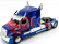 Jada Western star 5700 Xe Tractor Truck 2009 - Optimus Prime Transformers V L'ultimo Cavaliere - Movie 2017 1:24 Modrá Met Červená