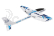 RC letadlo KAVAN Beta 1400 s R6 Rx, modrá