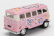 Kinsmart Volkswagen T1 Samba Minibus Flower 1962 - Without Box 1:64 Pink