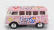 Kinsmart Volkswagen T1 Samba Minibus Flower 1962 - Without Box 1:64 Pink