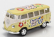 Kinsmart Volkswagen T1 Samba Minibus Flower 1962 - Without Box 1:64 Žlutá