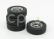 Kk-scale Accessories Set 4x Complete Wheels - Set 4x Cerchi A Raggi 1:18 Černý Chrom