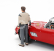 Kk-scale Figures Ferris Standing For Ferrari 250gt Swb California Spider Usa Version Hard-top 1961 1:18 Hnědá Šedá