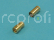 Konektor 6,5 mm zlacený C.C.  