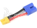 Konverzní kabel EC3 přístroj - XT-30 baterie 14AWG