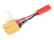 Konverzní kabel XT-60 baterie - JST přístroj 20AWG