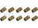 Kroužek mosazný 4x3x6mm (10)
