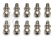 Kulové čepy, střibrné, 4mm, 10ks.