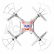 RC dron SPL X5C-1, bílá