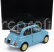 Kyosho Fiat 500 D Cabriolet Open 1960 1:18 Celeste Crociera - Světle Modrá