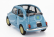 Kyosho Fiat 500 D Cabriolet Open 1960 1:18 Celeste Crociera - Světle Modrá