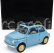 Kyosho Fiat 500 D Cabriolet Open 1960 1:18 Celeste Crociera - Světle Modrá