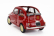 Kyosho Fiat 500 D Cabriolet Open 1960 1:18 Rosso Corallo - Červená