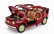 Kyosho Fiat 500 D Cabriolet Open 1960 1:18 Rosso Corallo - Červená