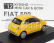 Kyosho Fiat Nuova 500 2007 With Book 1:64 Žlutá