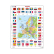 Larsen Vzdělávací puzzle Evropa Mapa a vlajky 70 dílků