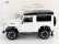 Lcd-model Land rover Defender 90 Works V8 70th Edition 2018 1:18 Bílá