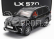 Lcd-model Lexus Lx570 2022 1:18 Black