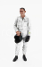Le mans miniatures Figures Pilota Automobilistivo M.ken - Pilot Driver 24h Le Mans 1966 1:18 Grey