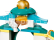 LEGO Disney Princess - Raya a drak Sisu