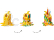 LEGO DOTs - Stojánek na tužky – roztomilý banán