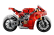 Lego Ducati Lego Technic - Panigale V4 S 2020 - Motorcycle - 1603 Pezzi - 1603 Pcs Red