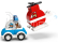 LEGO DUPLO - Hasičský vrtulník a policejní auto